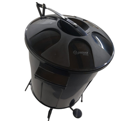 Lixeira Cesto Fechado 93L C/ Armação Pedal Ferro - A Gourmet