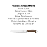 Faca Para Pão 8° Renaissance Mundial Hercules