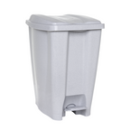 Lixeira com Pedal 20L Branca ou Cinza Jaguar