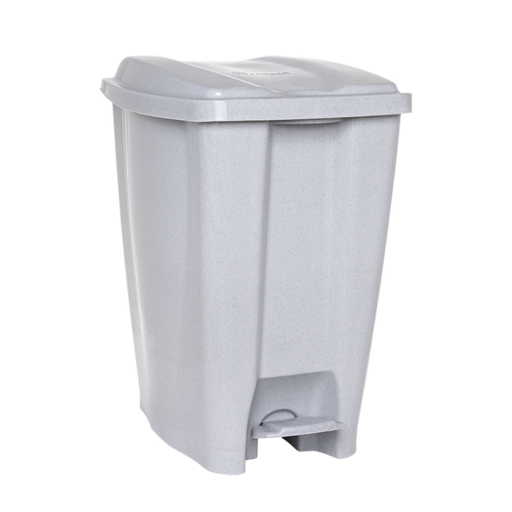 Lixeira com Pedal 20L Branca ou Cinza Jaguar