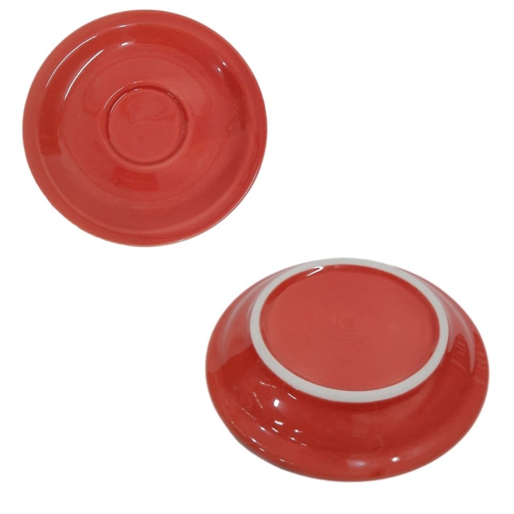 Xicara de Café Vermelha C/ Pires Genova BelaVista