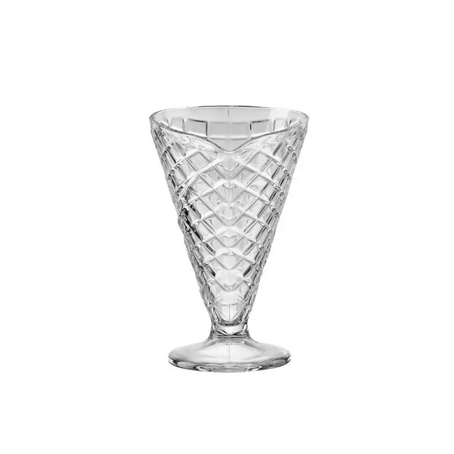 Taça de Vidro Sorvete Cascão 300ml A Gourmet Hover Image