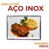 Display Aço Inox Identificação