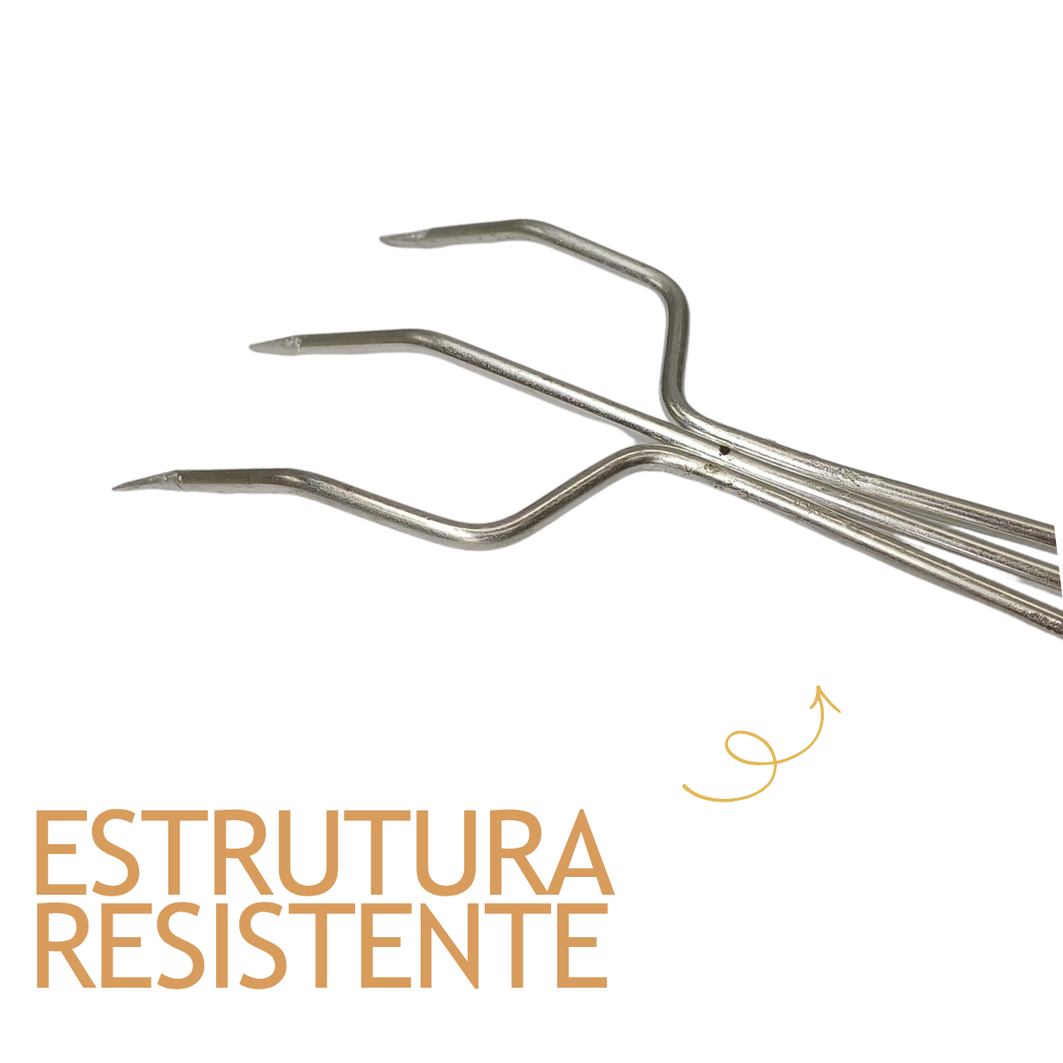 Garfo 3 Dentes 50cm
