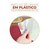 Display Mesa Identificação Aço Inox 8cm