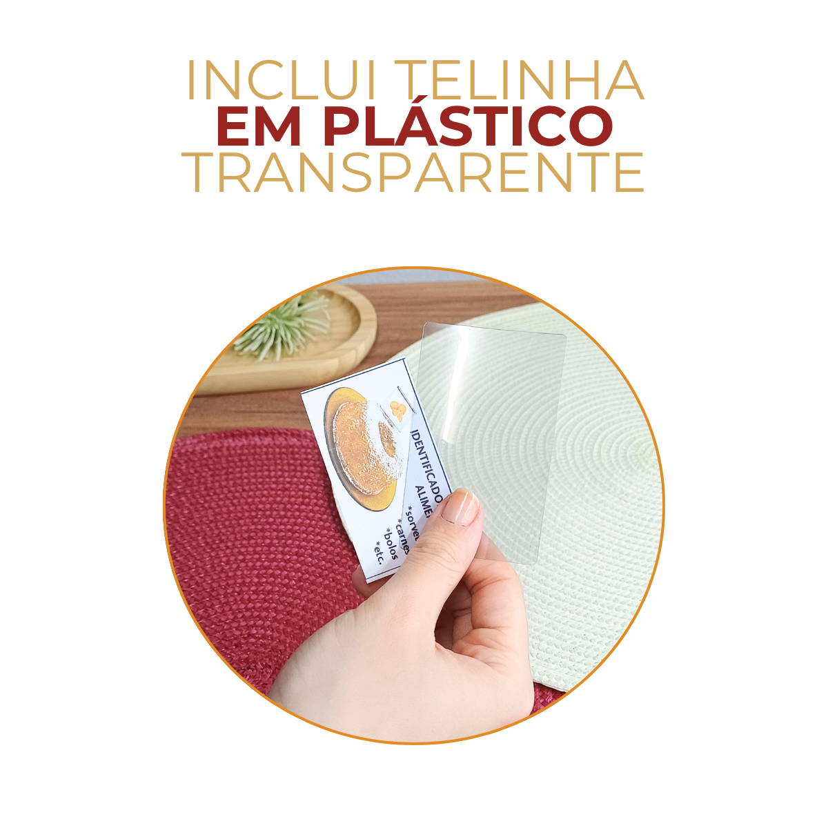 Display Mesa Identificação Aço Inox 8cm