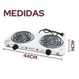 Fogão Elétrico Camping 2 Bocas 220V