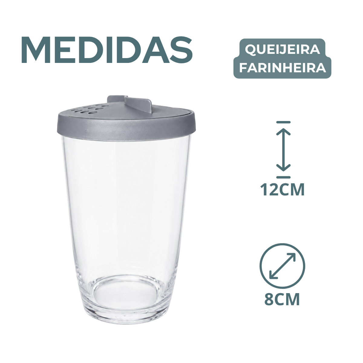 Queijeira Farinheira Com Tampa
