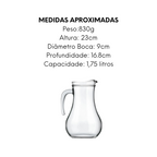 Jarra Tropicana de Vidro 1,75L Nadir