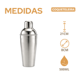 Coqueteleira Open Bar Aço Inox