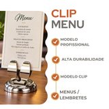 Clip para Menu ou Cartão em Aço Inox