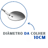 Colher Hotel com Cabo de Baquelite Profissional