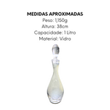 Decanter de Vinho 1L de Vidro A Gourmet