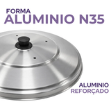Tampa para Forma de Pizza N35 em Alumínio 35,7cm