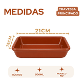 Assadeira Principado Retangular 330ml