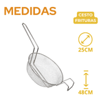 Cesto de Fritura Aramado 48cm