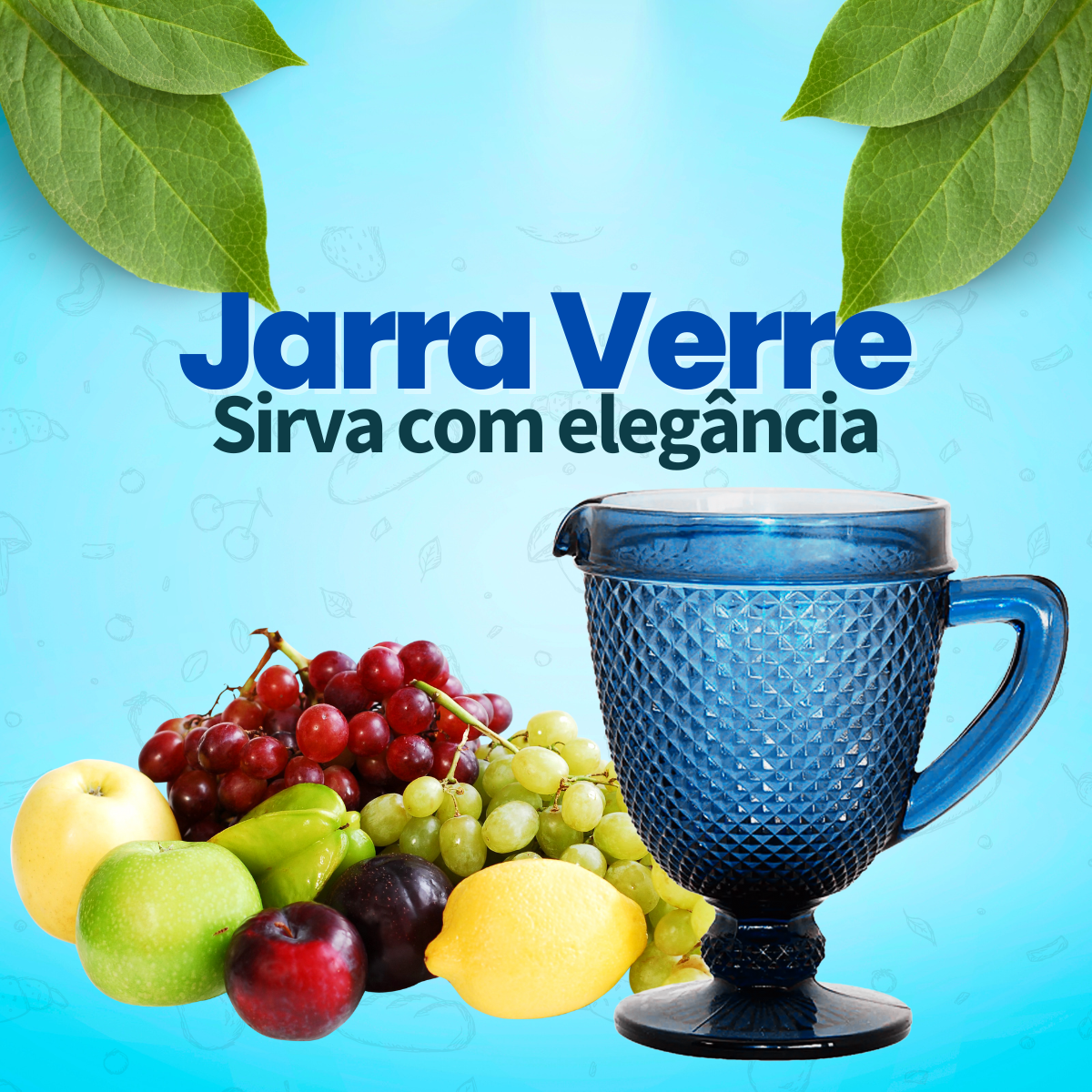 Jarra Azul de 1 Litro Verre Mimo Style