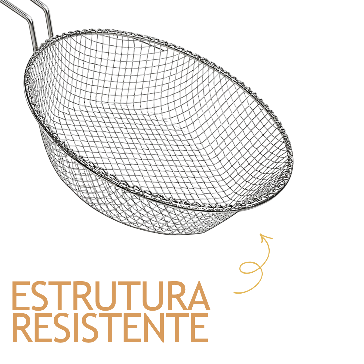 Cesto Fritura Aramado 26cm