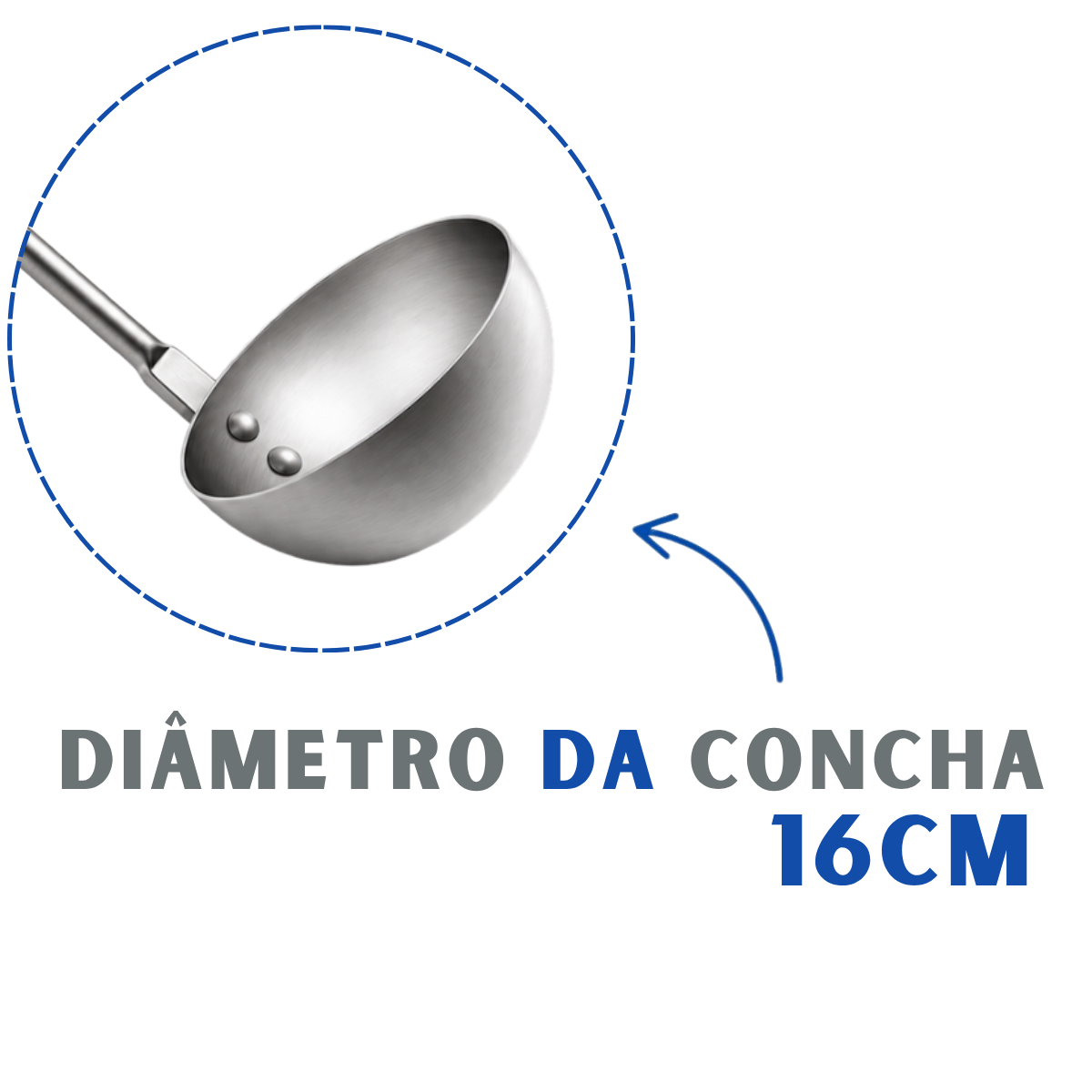 Concha Hotel Alumínio C16abo Baquelite N 16cm 1 Litro