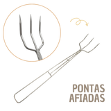 Garfo C/ 3 Dentes 40cm