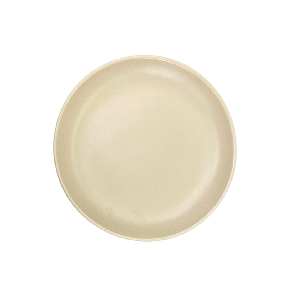 Prato Bono Bege Cerâmica Sobremesa 19cm Bono