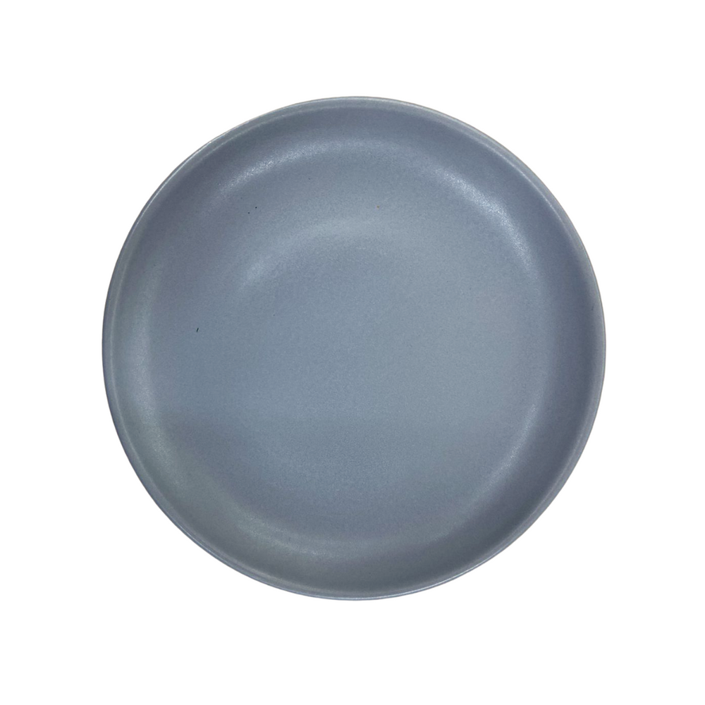 Prato Sobremesa Bono Cerâmica 19cm Cinza Bono