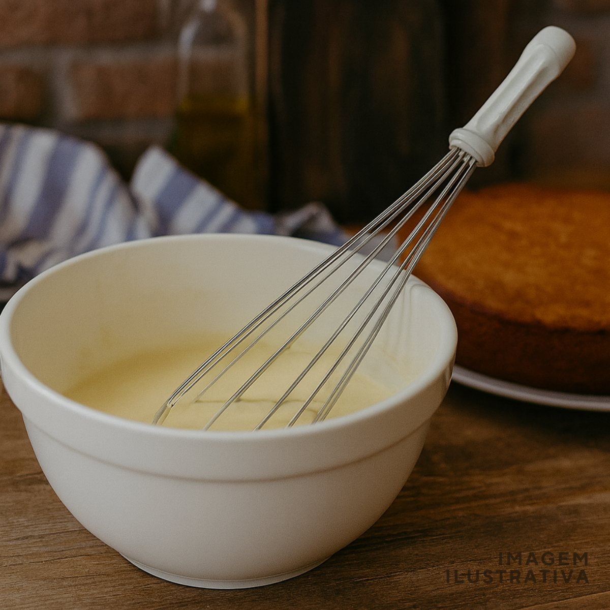 Batedor Fouet Aço Inox 45cm