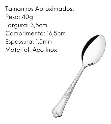 Colher De Sobremesa Classique Hercules Hercules