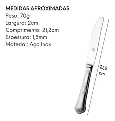 Faca de Sobremesa Classique Hercules