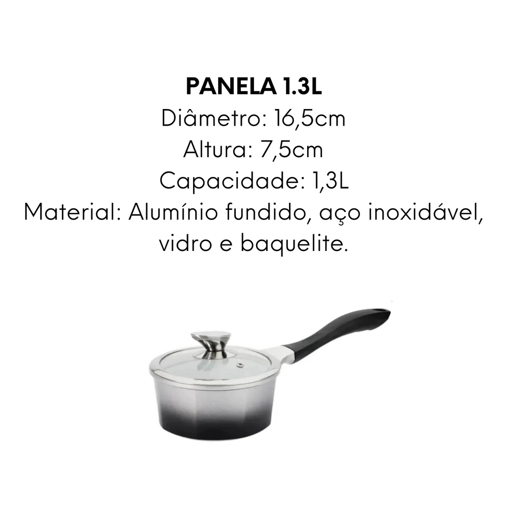 Conjunto de panela Hércules Hercules