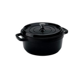 Caçarola Preta Redonda de Cerâmica 2,4L Hercules