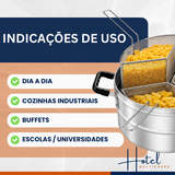 Multi Cozer Hotel N36 com 3 Cestos para Massa em Alumínio 20L