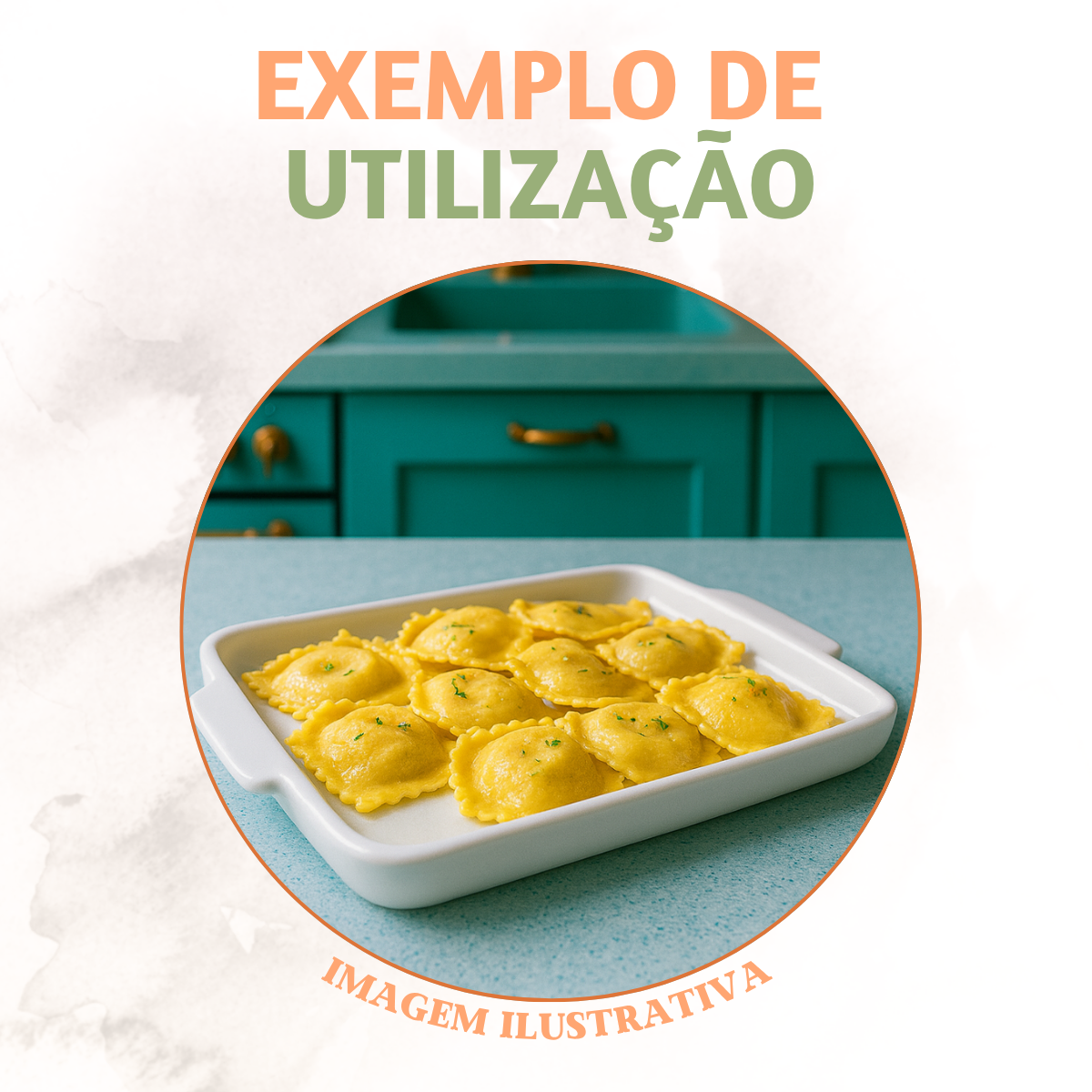 Bandeja Retangular Porcelana