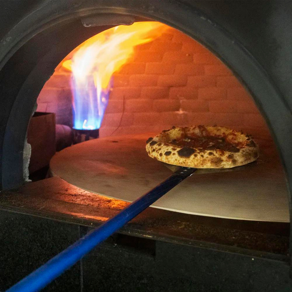 Pá Perfurada Para Girar Pizza em Aço Inox - A Gourmet