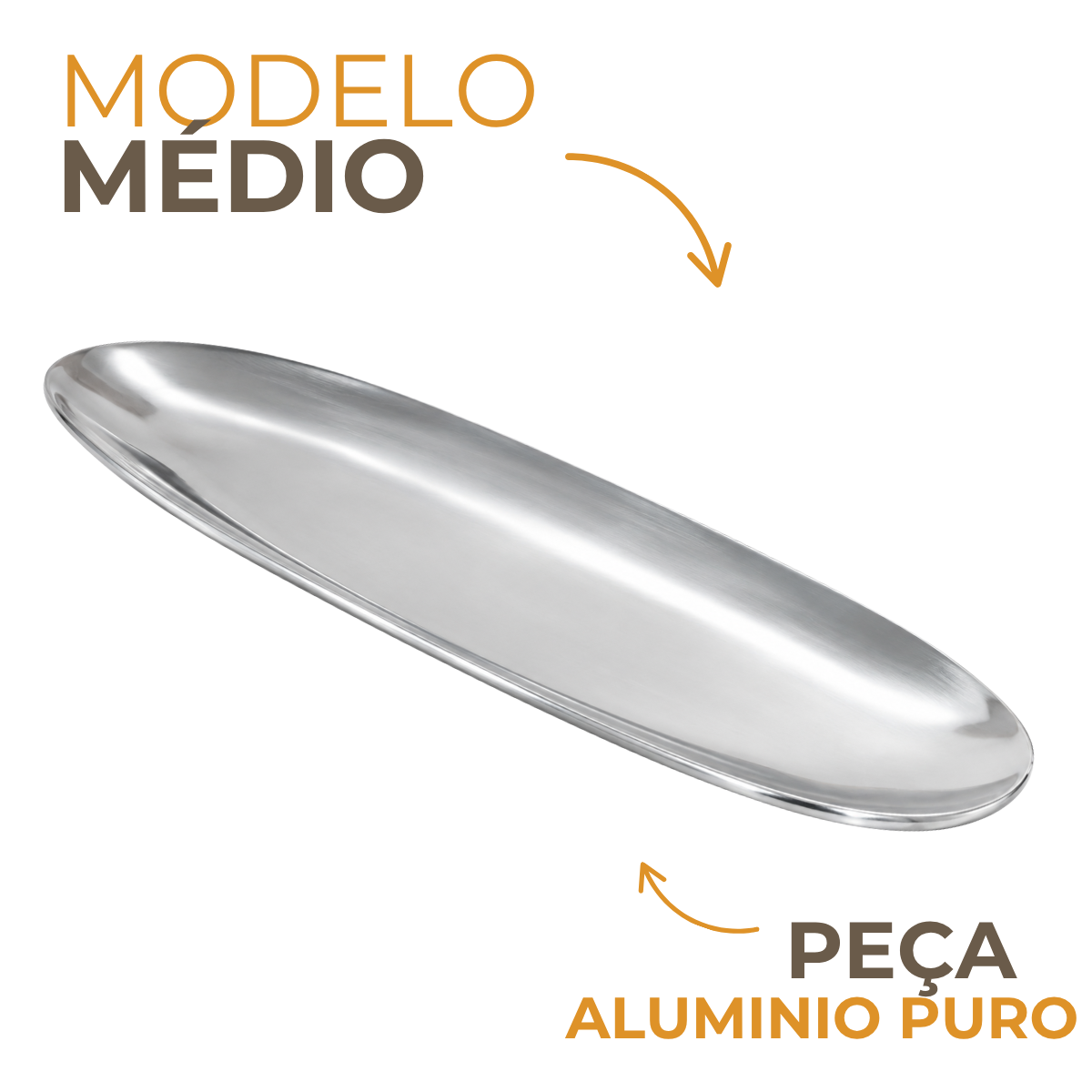 Travessa Oval Giovanoni em Alumínio Fundido 24cm