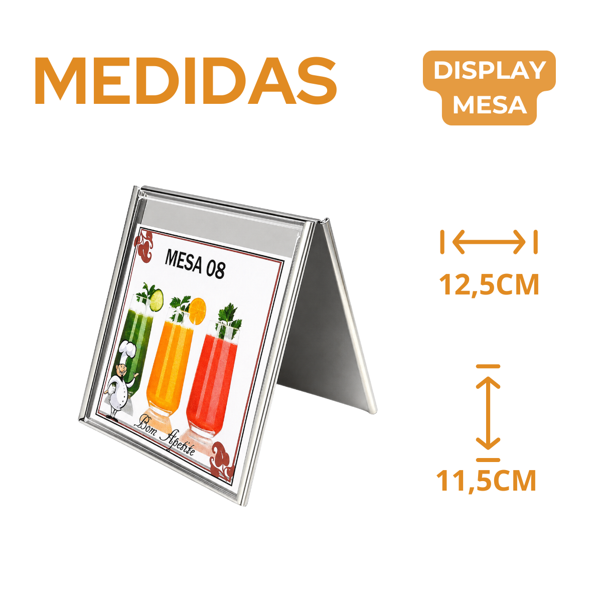 Display Mesa Identificação Mesa