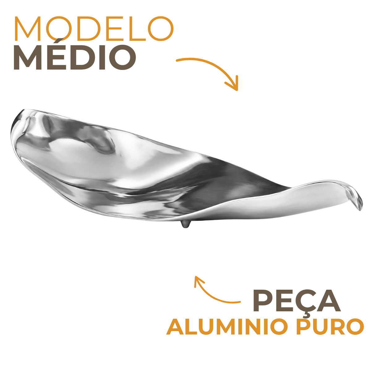 Travessa Ferrata em Alumínio Fundido para Buffet