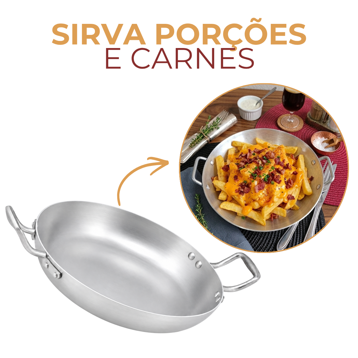 Pergaminho Hotel com Asa N24 em Alumínio 24cm 2,1L