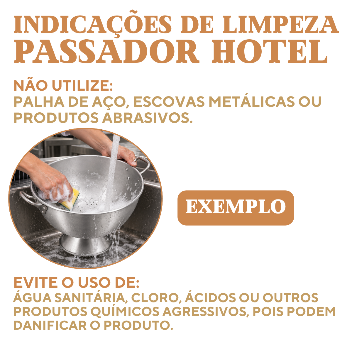 Passador de Arroz Hotel N35 em Alumínio Profissional