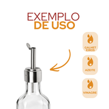 Bico Reto Dosador P/Galheteiro Aço Inox