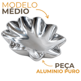 Travessa Servir Aluminio Puro 28cm