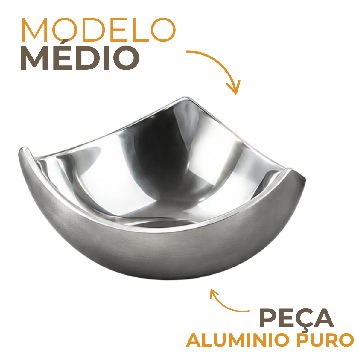 Petisqueira Cecotti G em Alumínio Fundido 18cm