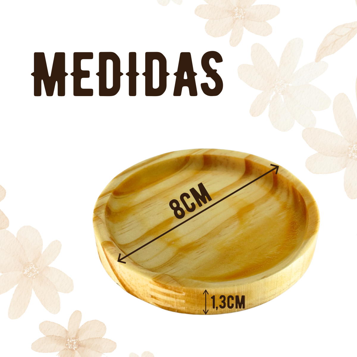 Xicara Chá 200ml Piramide Com Pires Madeira