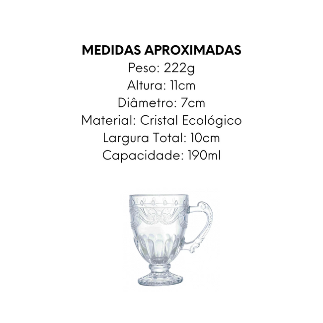 Caneca Cristal Imperial Lyor 190ml Main Image