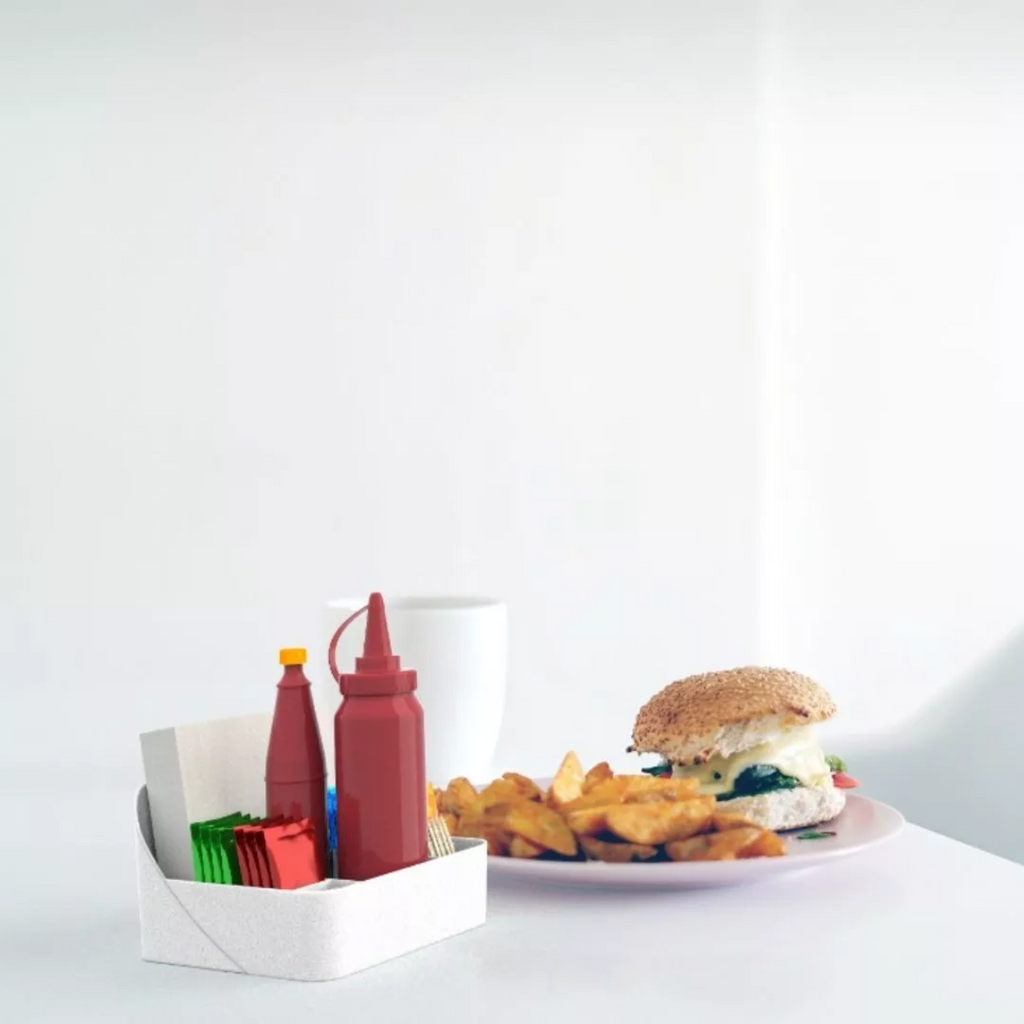 Porta Sache G Branco Polipropileno unyhome