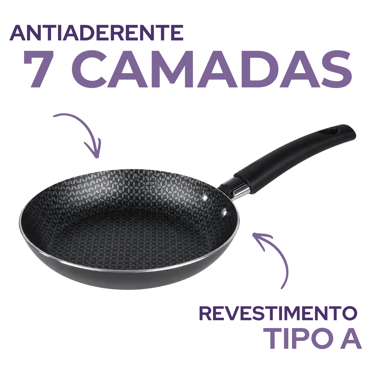 Frigideira Francesa Antiaderente 22cm