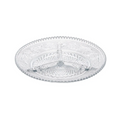 Petisqueira com 3 divisória 24,6cm de Vidro