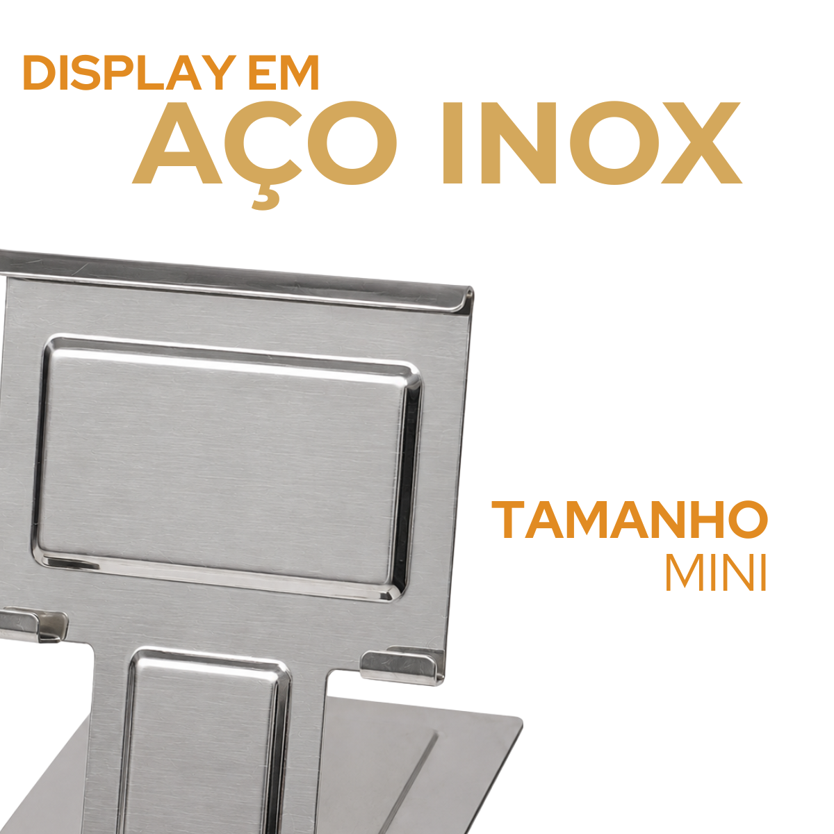 Mini Display de mesa para identificação