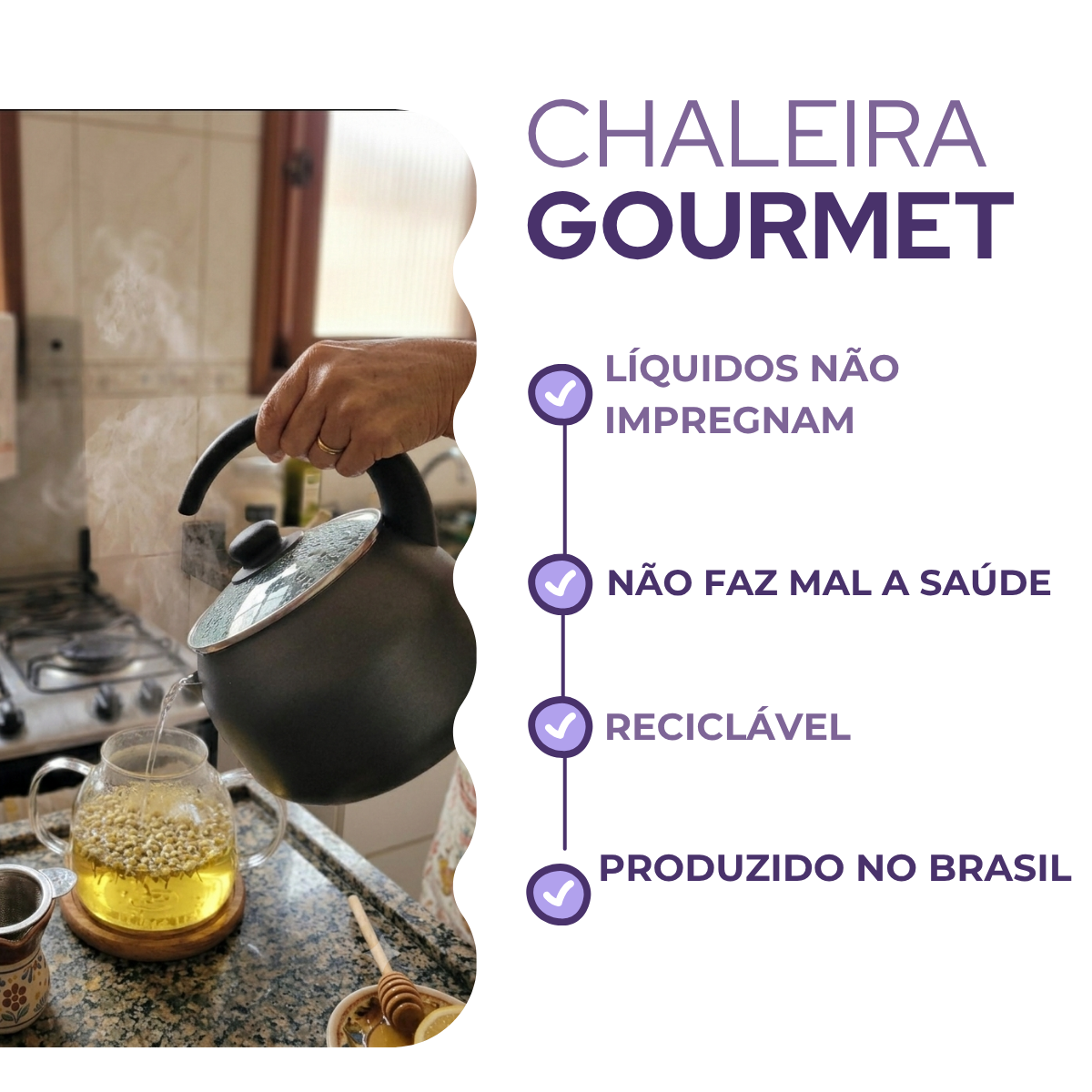 Chaleira Gourmet 2,4Litros