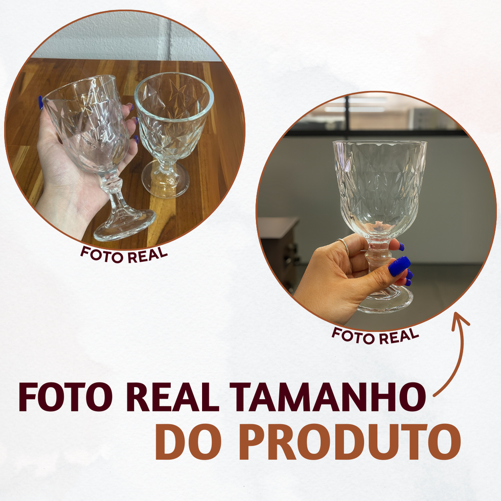 Taça vidro 230ml bulgaria